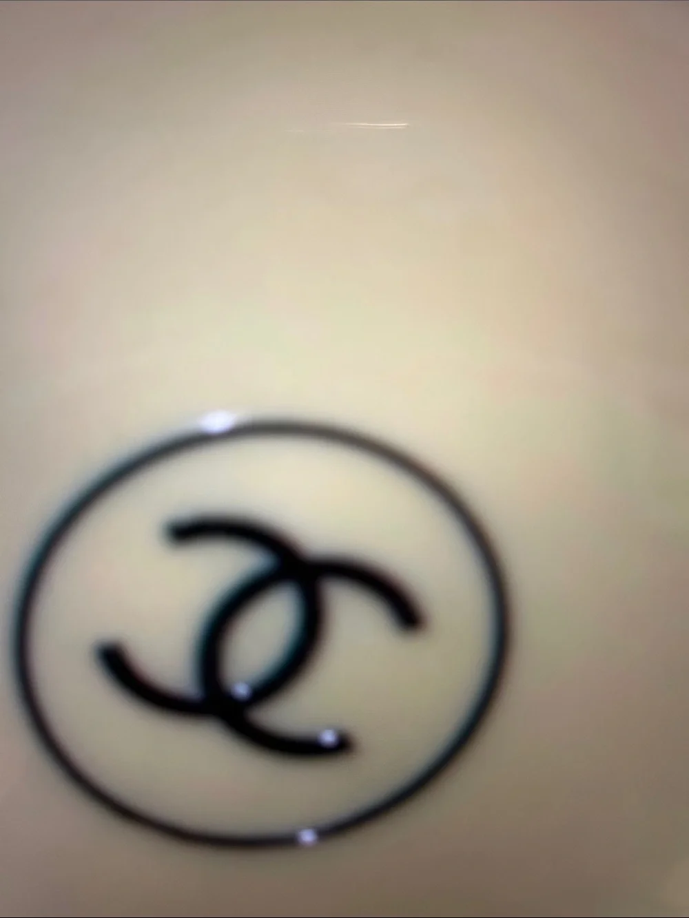 CHANEL Yellow Compact Double-Sided Mirror